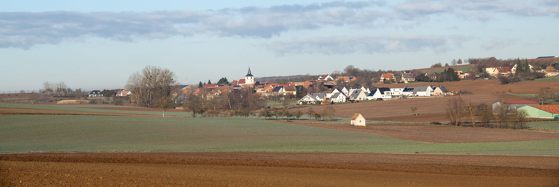 Vue lointaine de Grassendorf
